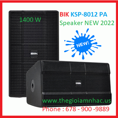 +    A-New BIK KSP-8012 PA Speaker (1400W)